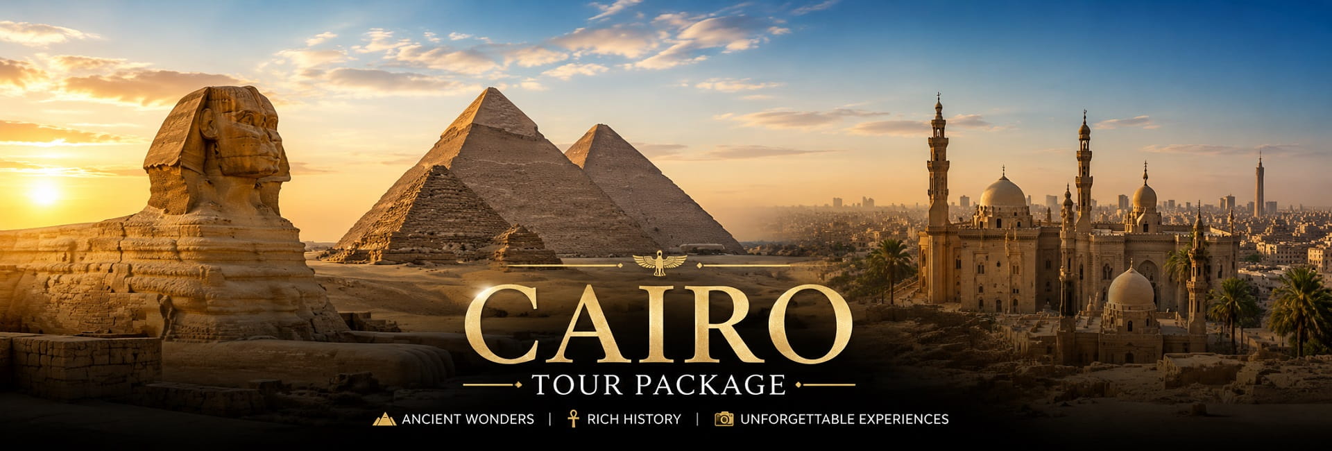 Cairo Tour Package 4 Days | Egypt City Tour with Museum & Bazaar